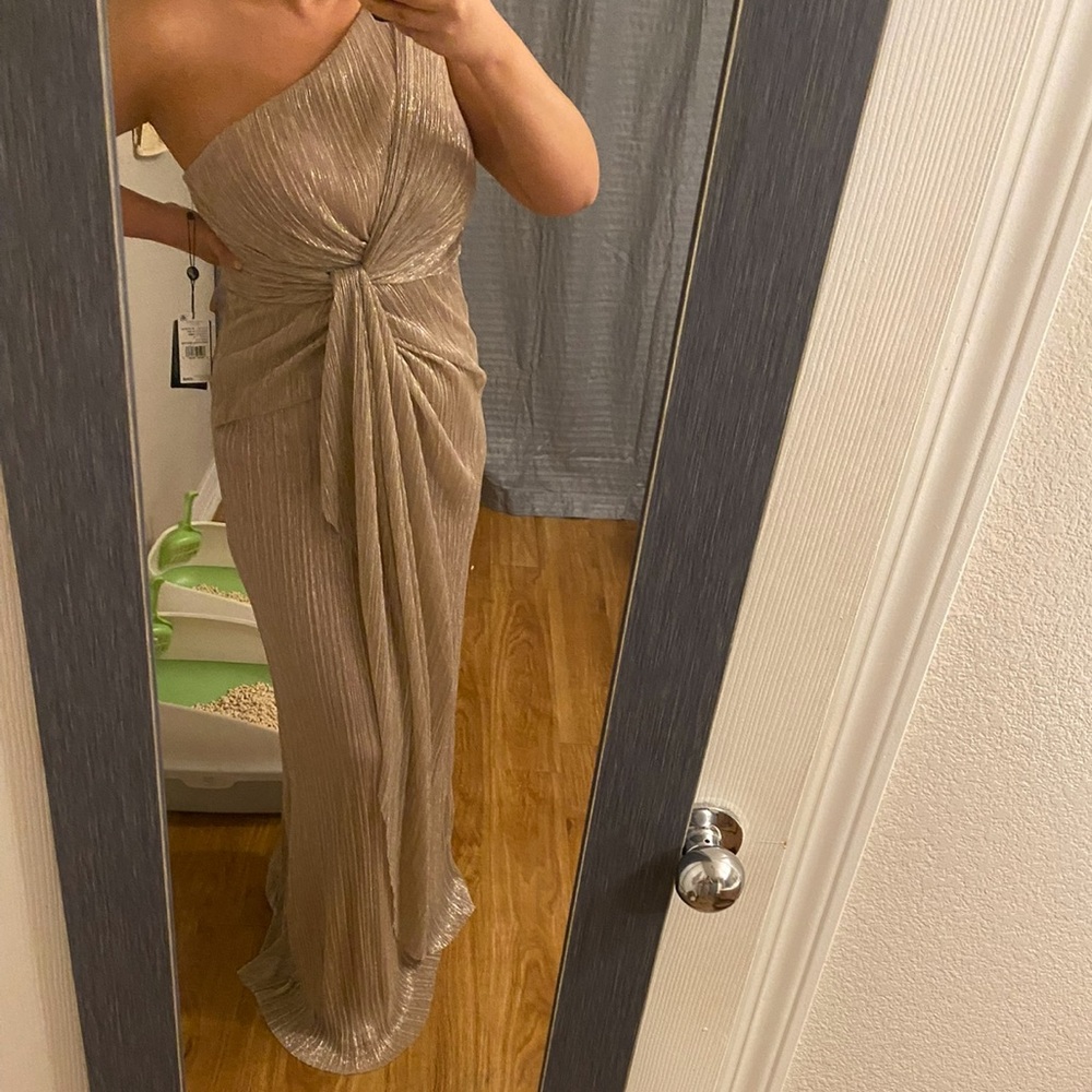 Adrianna Papell One-Shoulder Dress